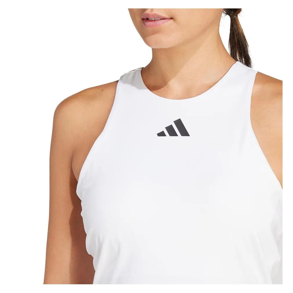 Women's Y Tennis Tank White