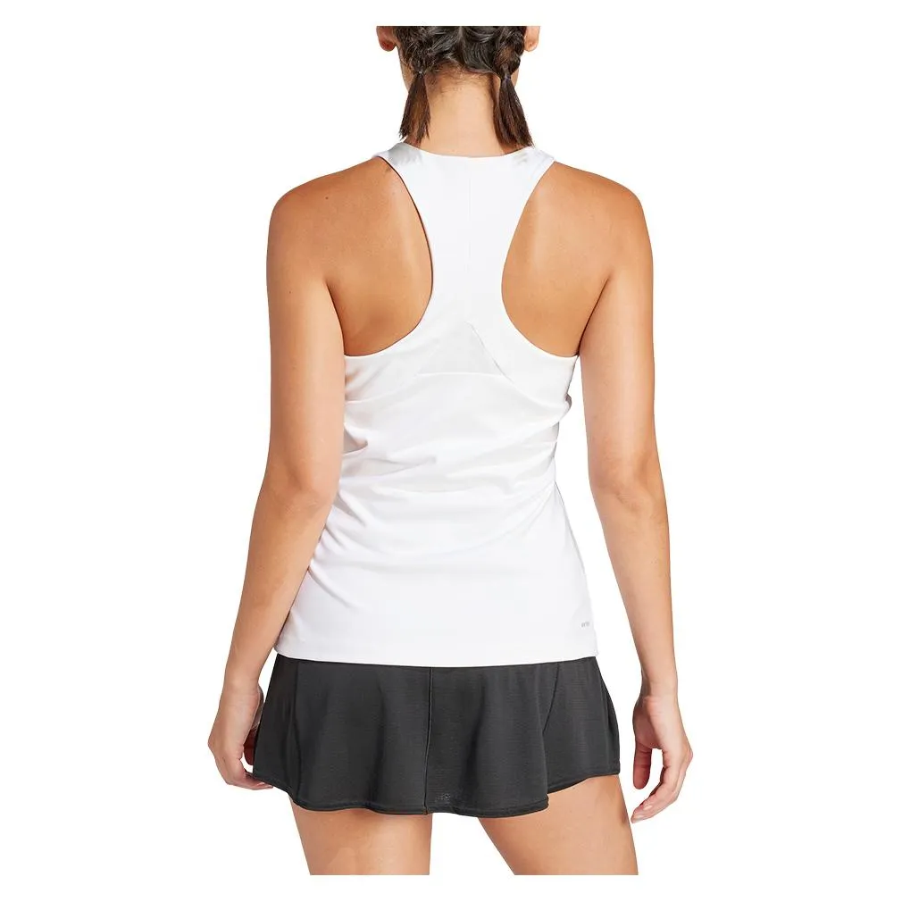 Women's Y Tennis Tank White