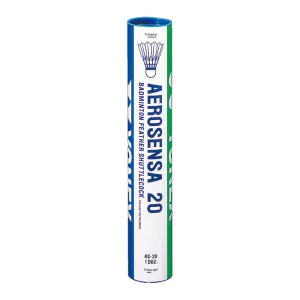 Yonex Shuttlecock Aerosensa 20 Feather, 12-Pack